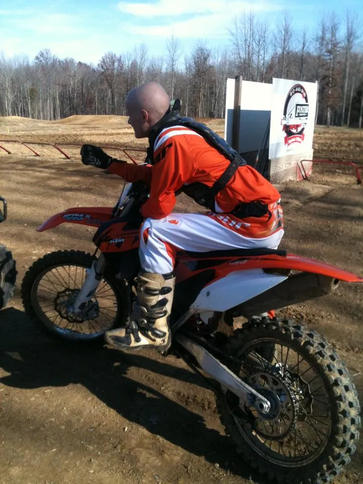 Riding motocross post-cancer