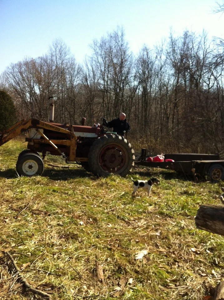 Early days on the farm
