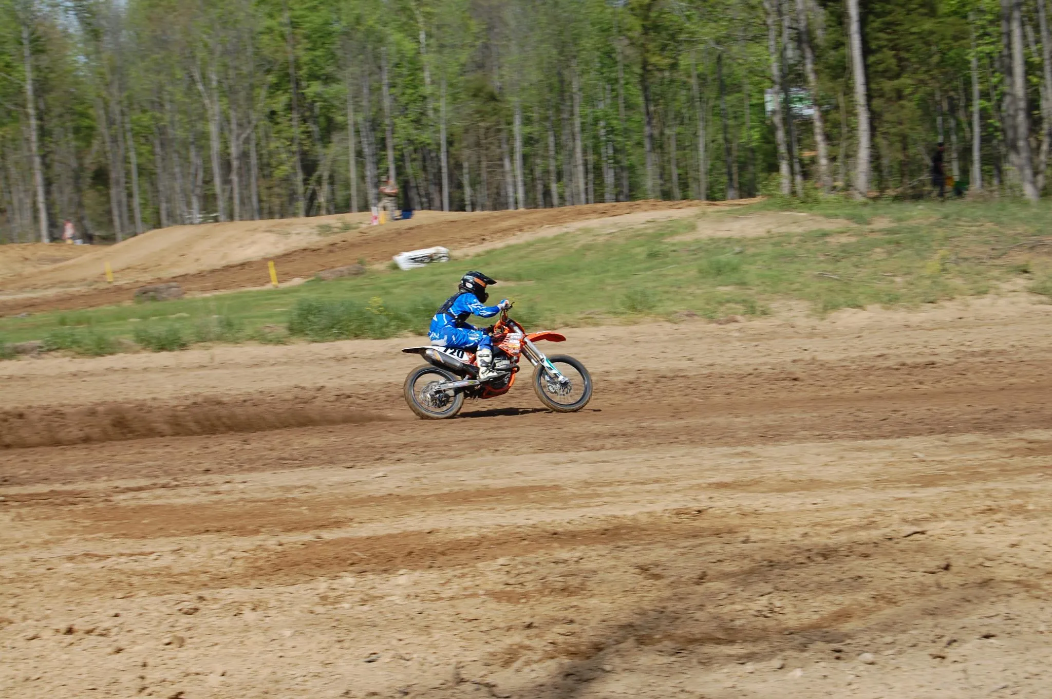 Motocross in action